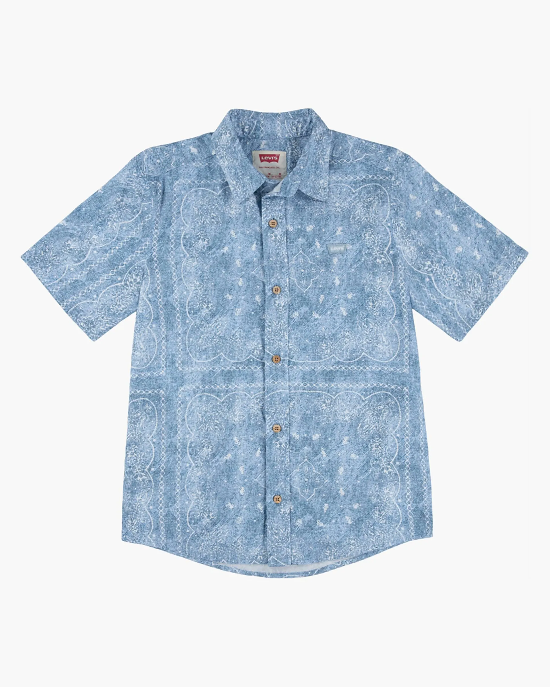 Jacquard Woven Shirt Little Boys 4-7x