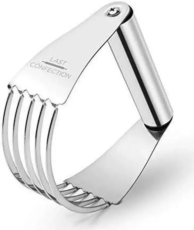 last confection stainless steel pastry blender dough cutter professional flour mixer for pasta, pie crust and cake