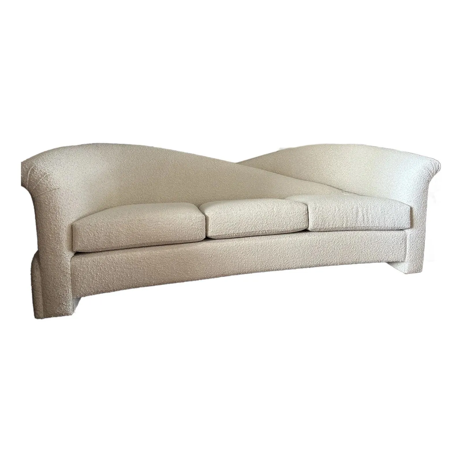 Post-Mod Custom Boucle Sofa