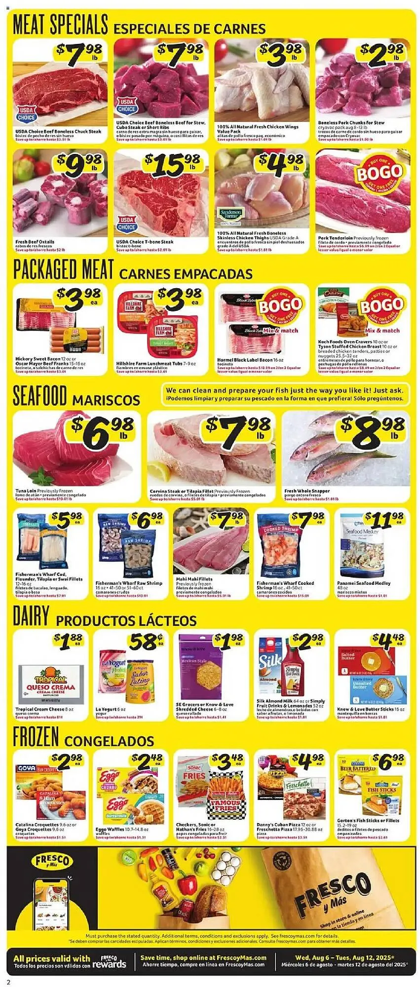 Weekly ad Fresco y Más Weekly Ad from August 6 to August 13 2025 - Page 2