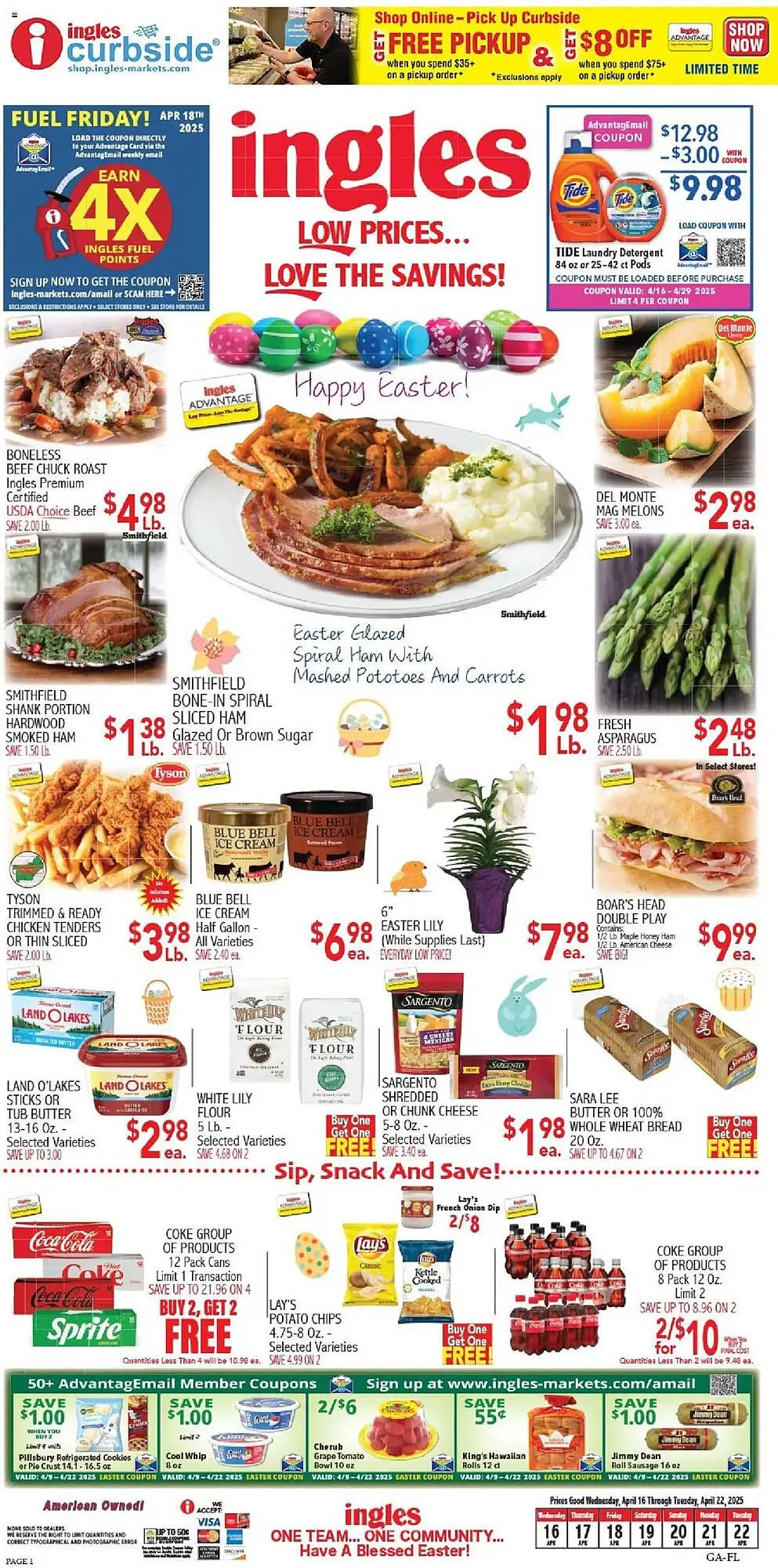 Weekly ad Ingles Markets Weekly Ad from April 16 to April 22 2025 - Page 1