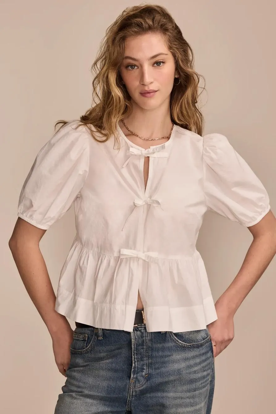 babydoll flyaway blouse