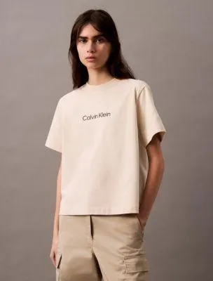 Standard Logo Boxy Fit Crewneck T-Shirt