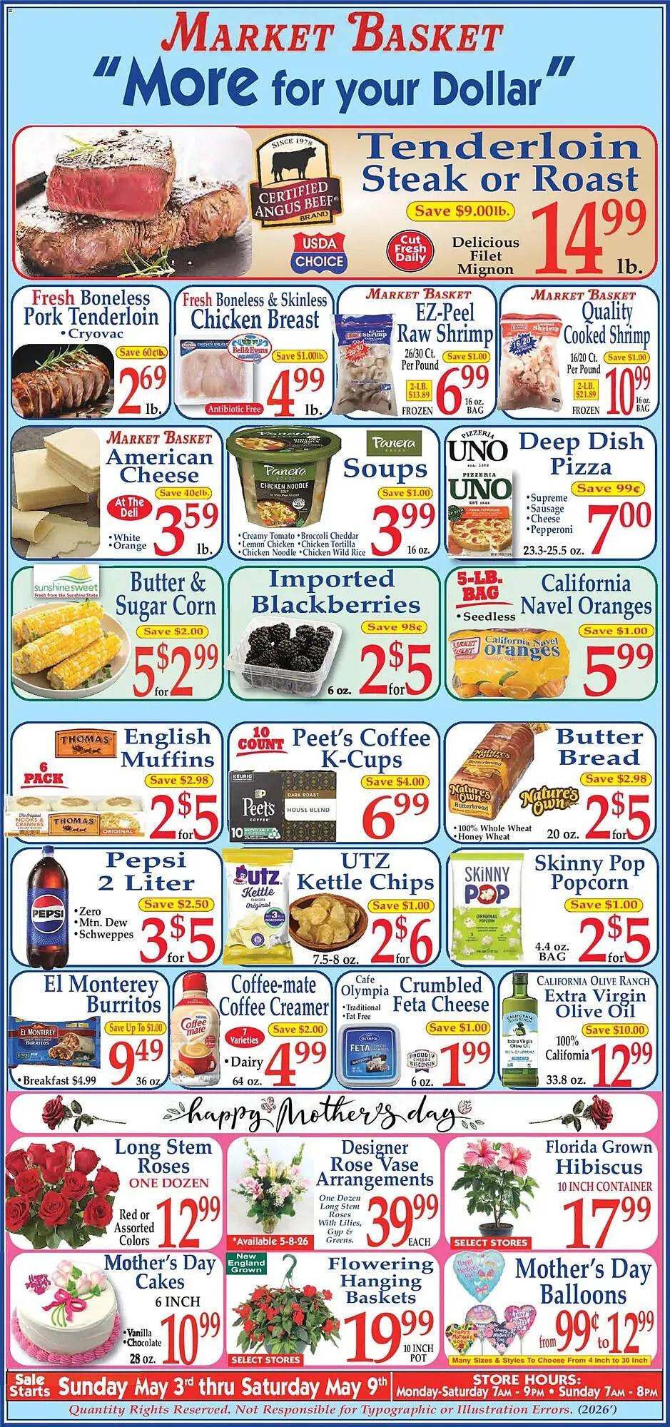 Weekly ad Market Basket weekly ad from May 3 to May 9 2026 - Page 1