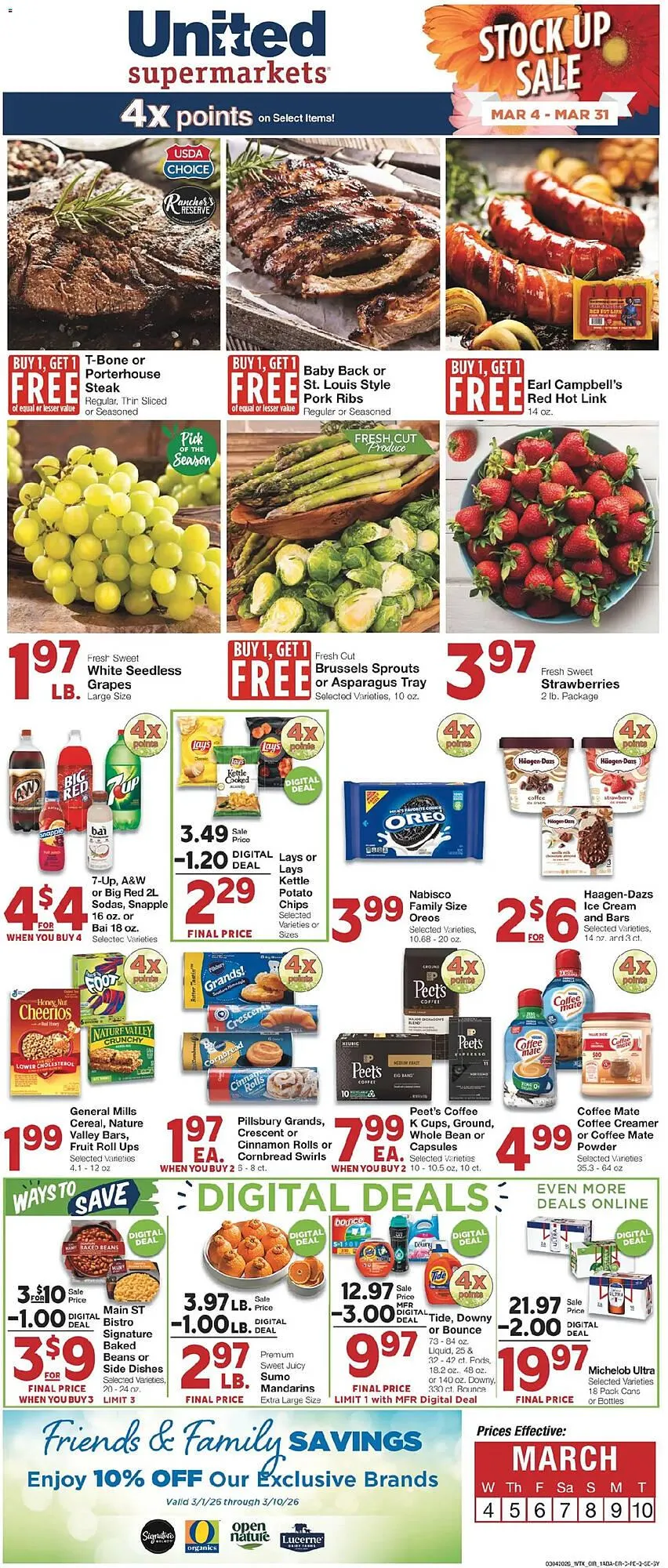 Weekly ad United Supermarkets weekly ad from March 4 to March 11 2026 - Page 1