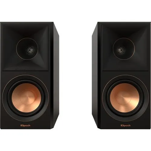 Klipsch RP-500M II Bookshelf Speakers - High-Fidelity Sound; Ebony (Pair) - Open Box