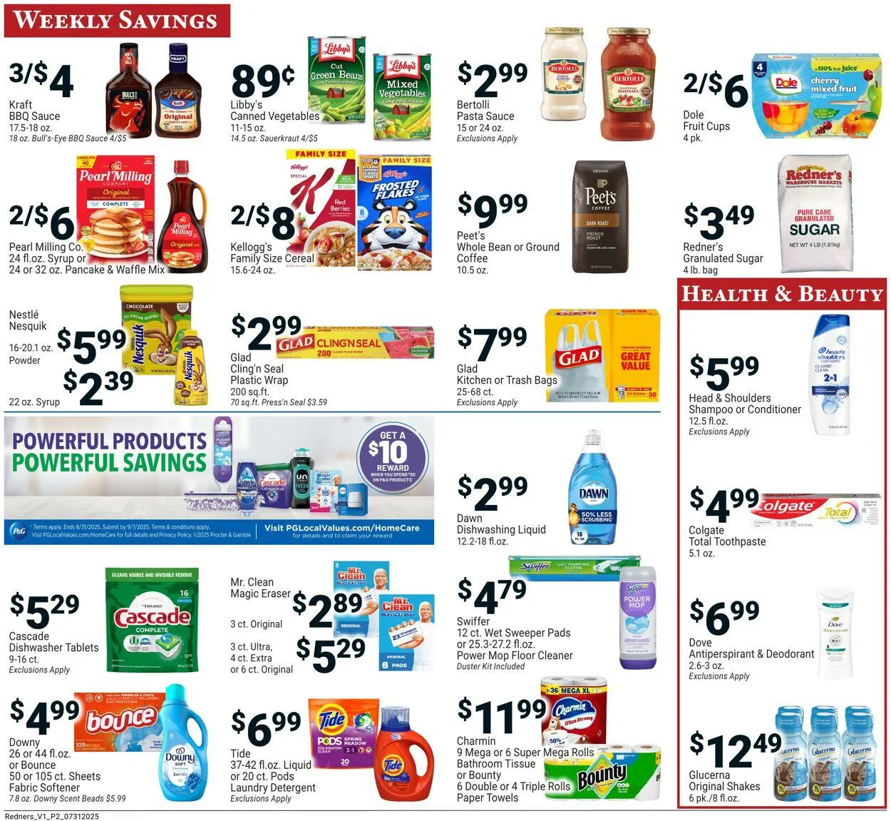 Weekly ad Redner’s Warehouse Market Current weekly ad from July 31 to August 6 2025 - Page 2