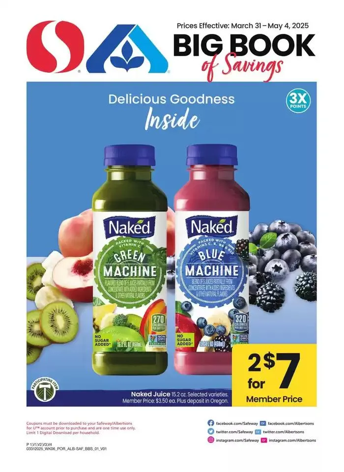Weekly ad Albertsons - Portland - BBS from March 31 to May 4 2025 - Page 1