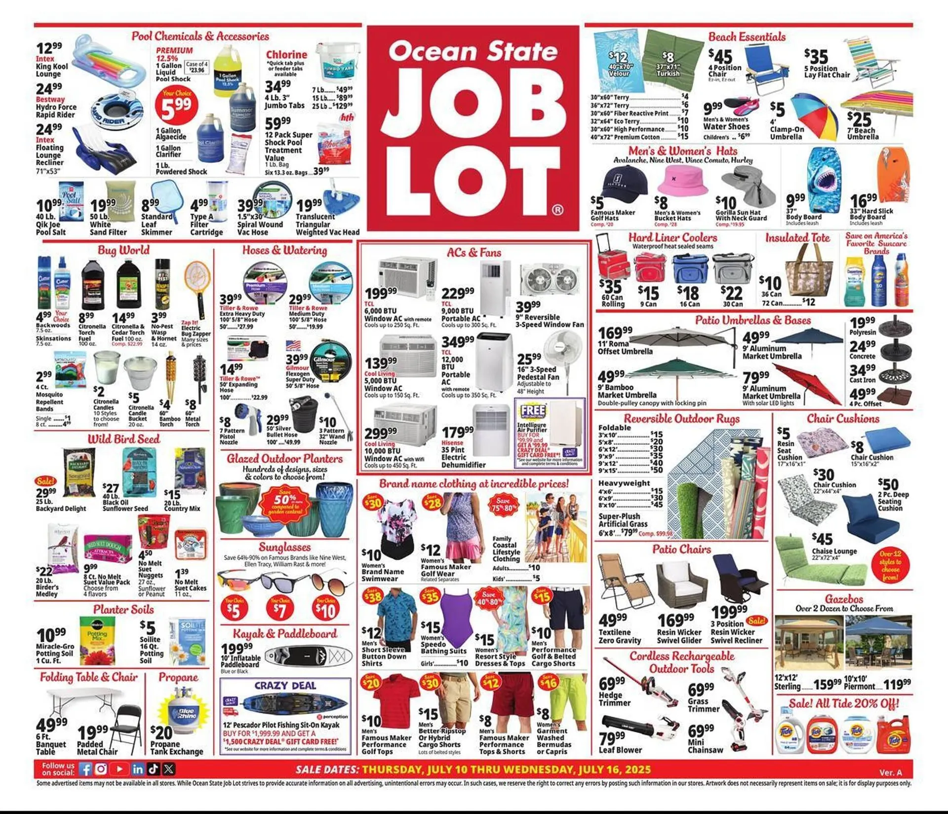 Weekly ad Ocean State Job Lot Weekly Ad from July 10 to July 16 2025 - Page 1