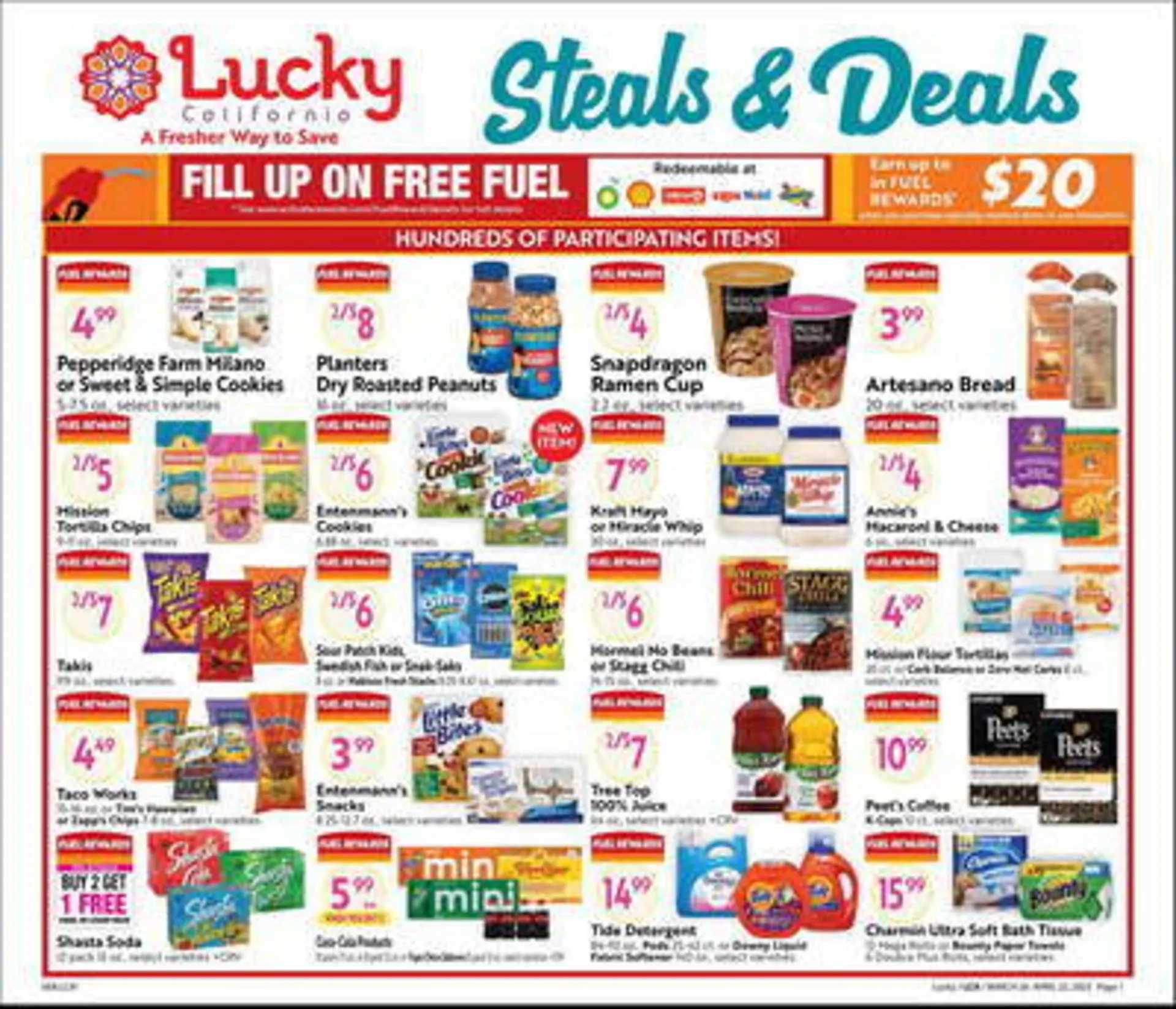 Weekly ad Lucky Supermarkets Weekly Ad from March 26 to April 22 2025 - Page 1