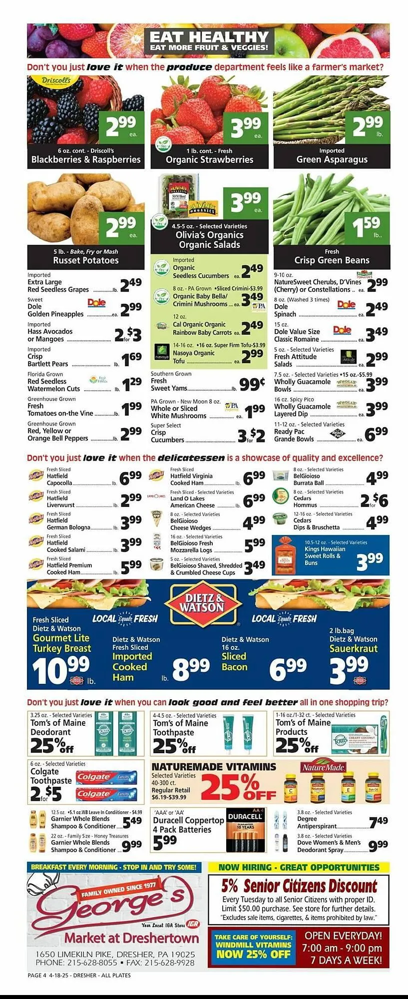 Weekly ad George's Market Weekly Ad from April 18 to April 24 2025 - Page 4