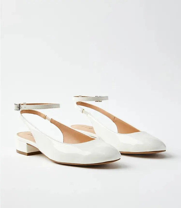 Patent Slingback Heels