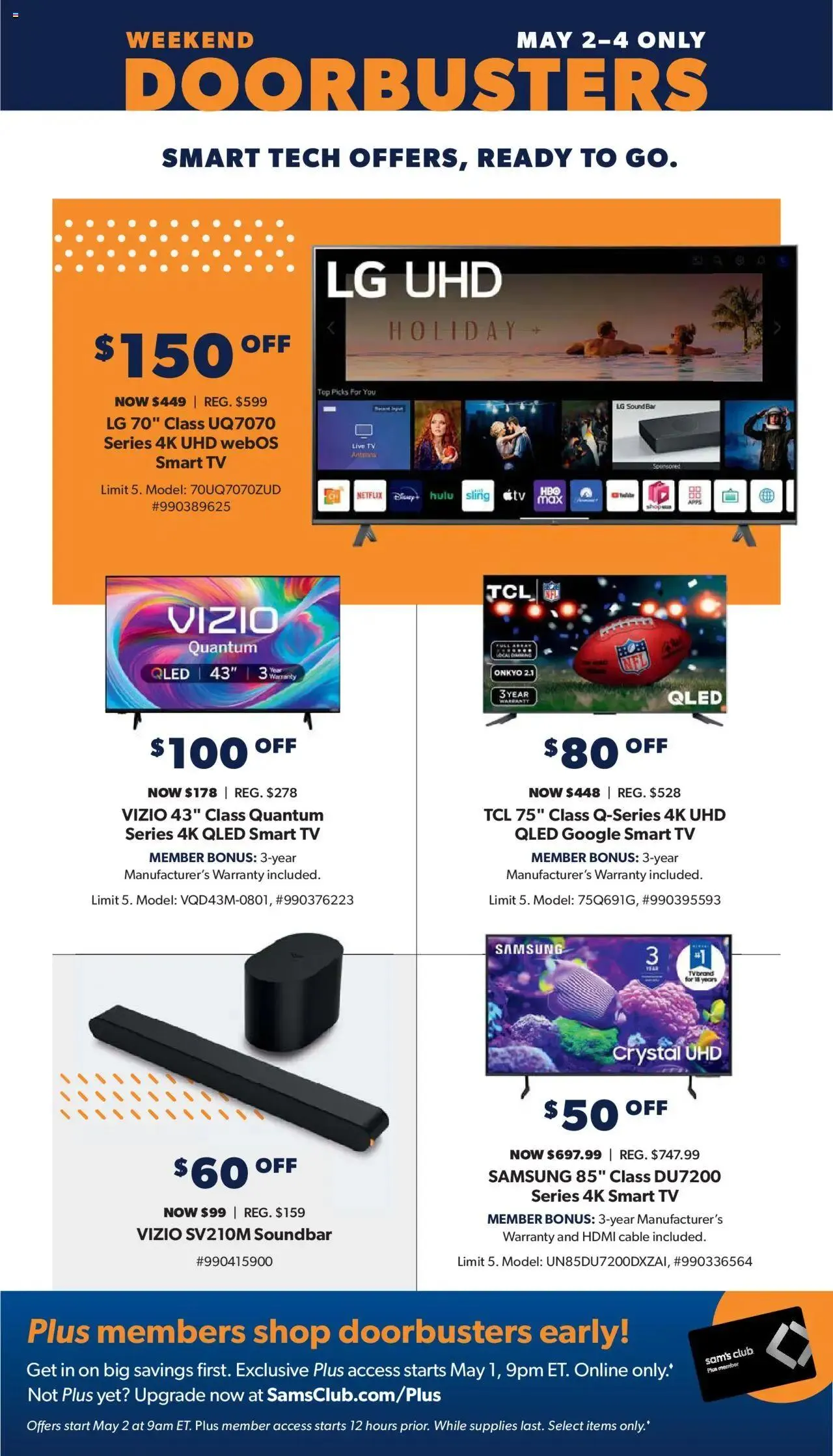 Weekly ad Sam's Club Savings Book May 2025 from April 30 to June 1 2025 - Page 4