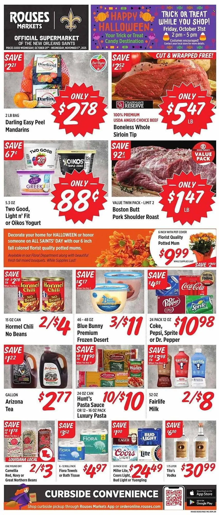 Weekly ad Rouses weekly ad from October 29 to November 5 2025 - Page 1