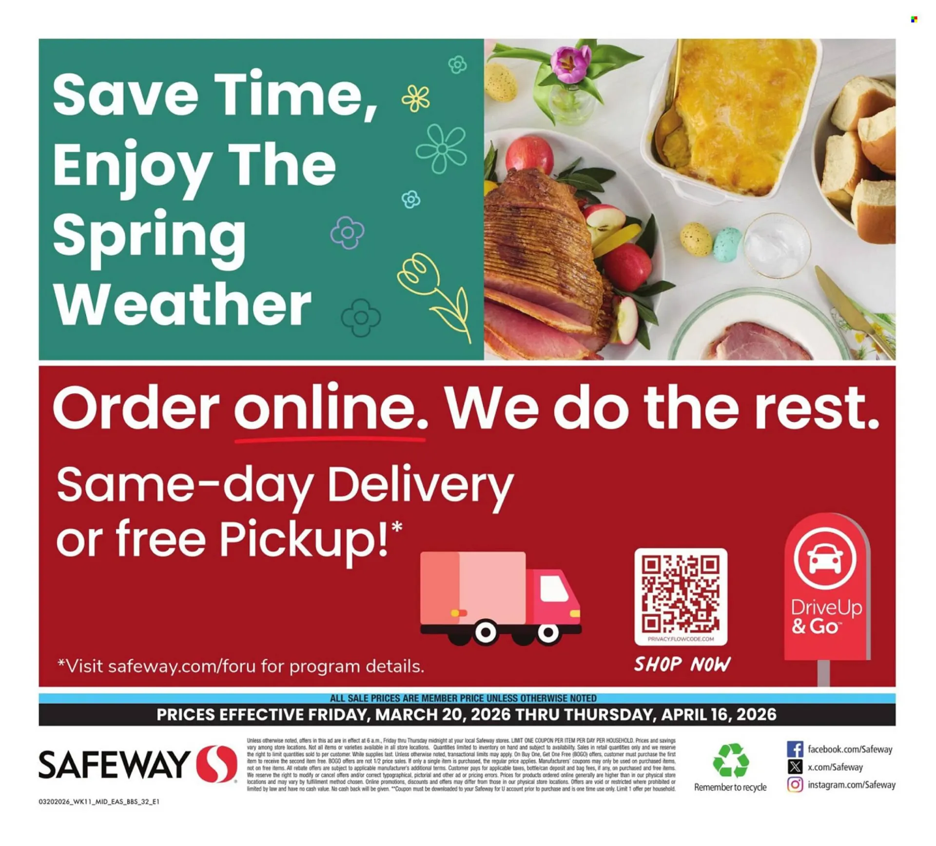 Weekly ad Safeway weekly ad from March 20 to April 16 2026 - Page 32
