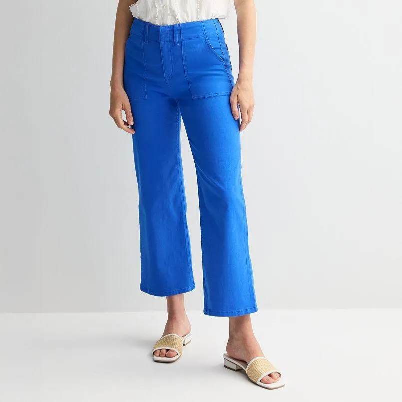 Women's Draper James Stretch Twill Wide Leg Pants