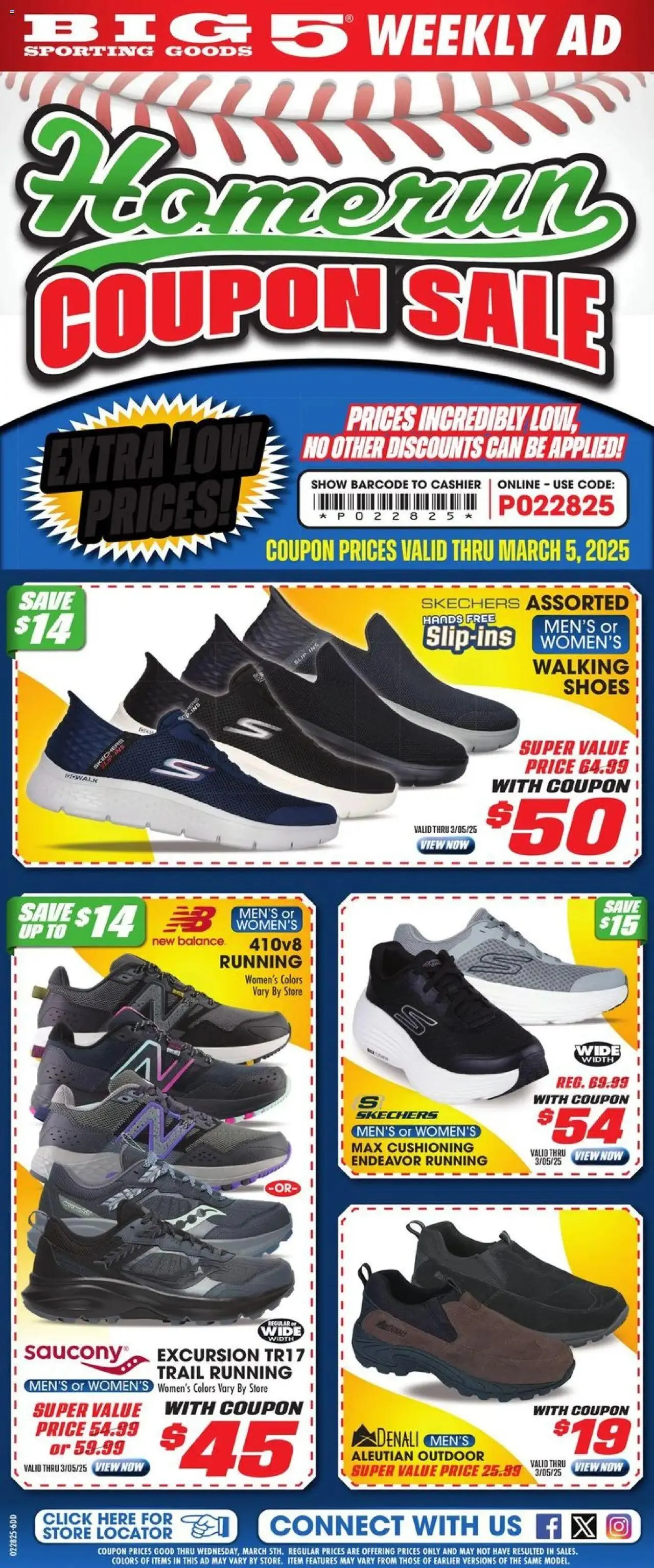 Weekly ad Big 5 Sporting Goods Weekly Ad from February 28 to March 5 2025 - Page 1