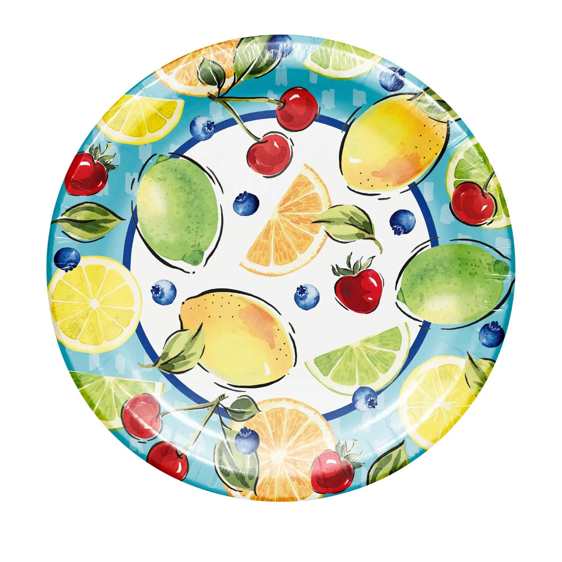 Berkley Jensen Summer 10" Paper Plates, 80 ct.