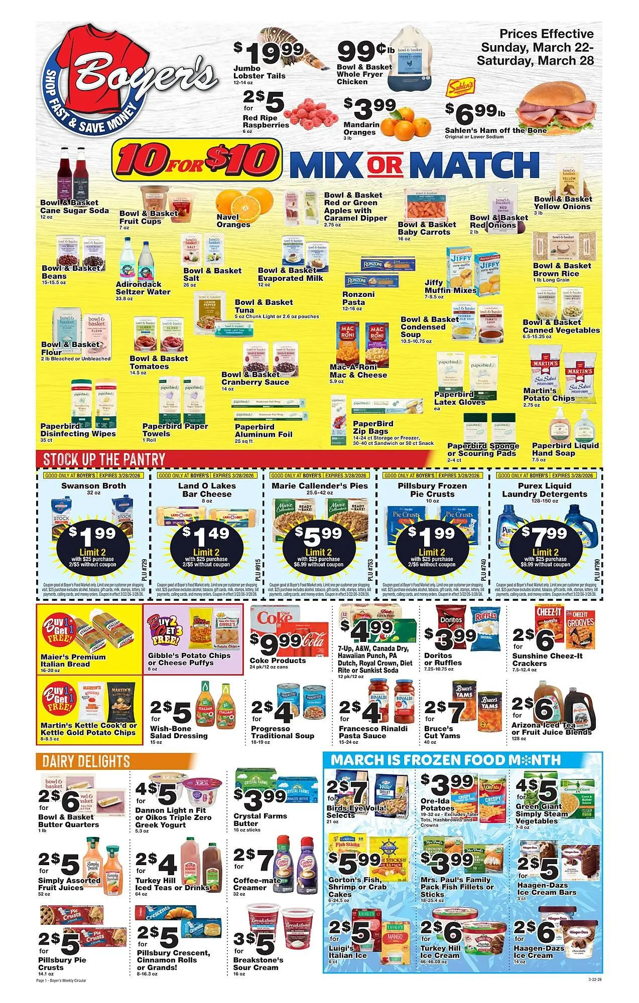 Boyers Food Markets weekly ad - 1