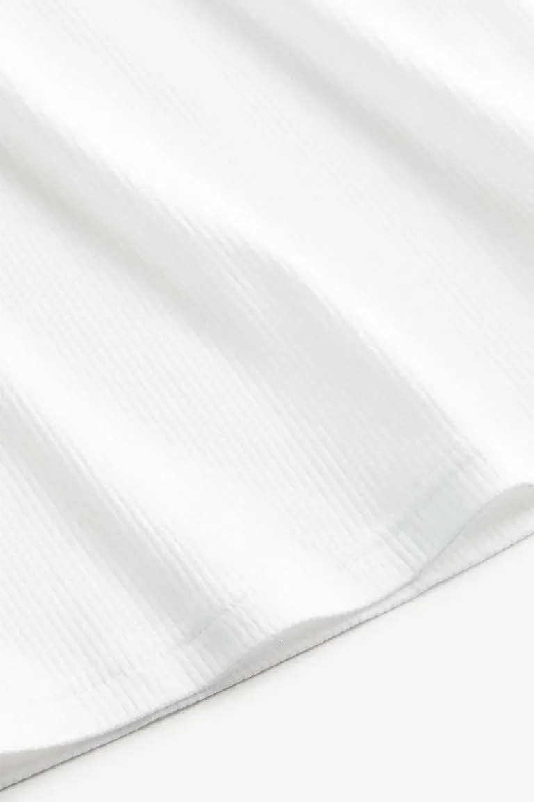 Ribbed Cotton Tank Top