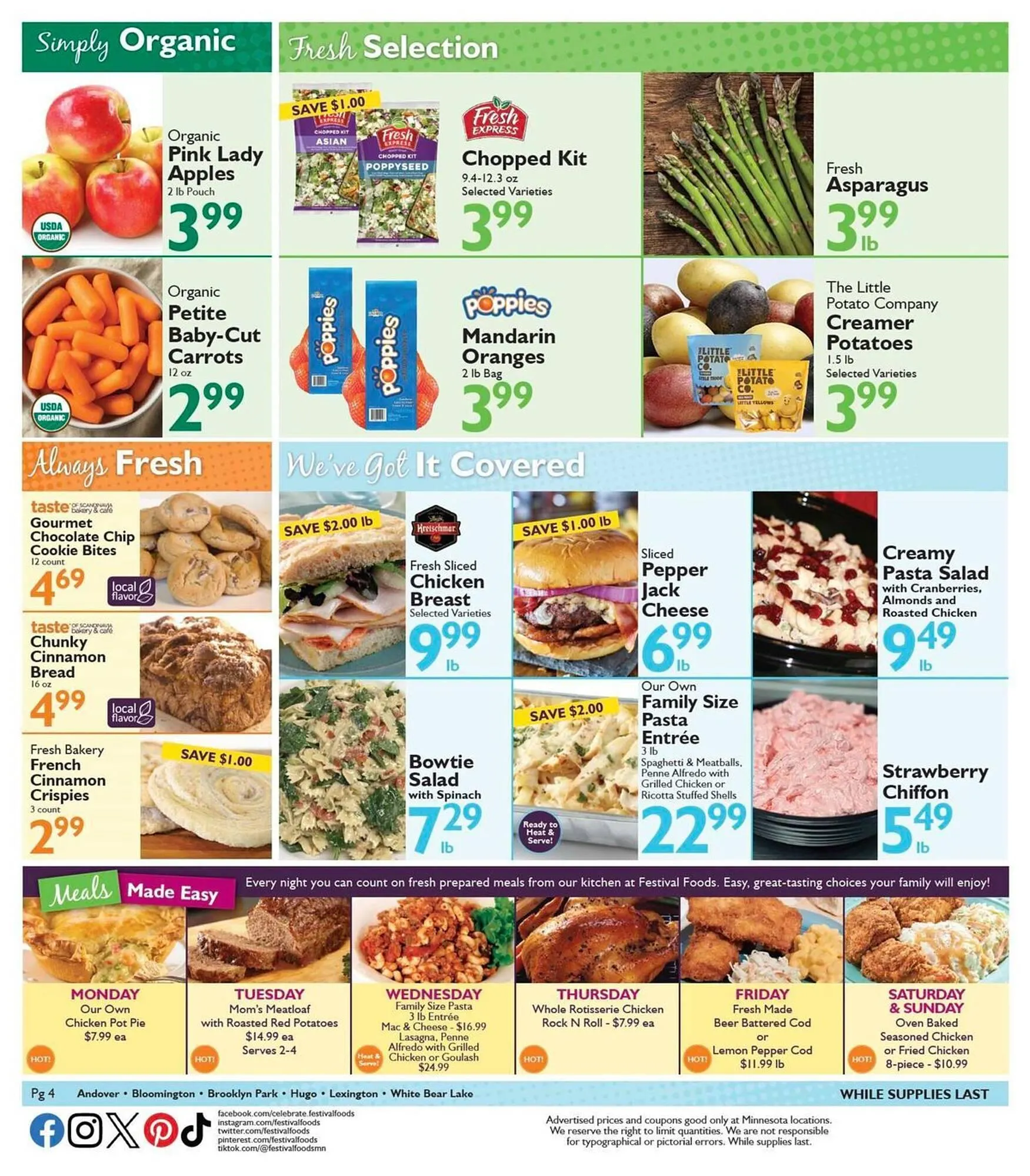 Weekly promotion Festival Foods weekly ad spanning from February 11 to February 17 2026 - Page 4 for Catalogue 365