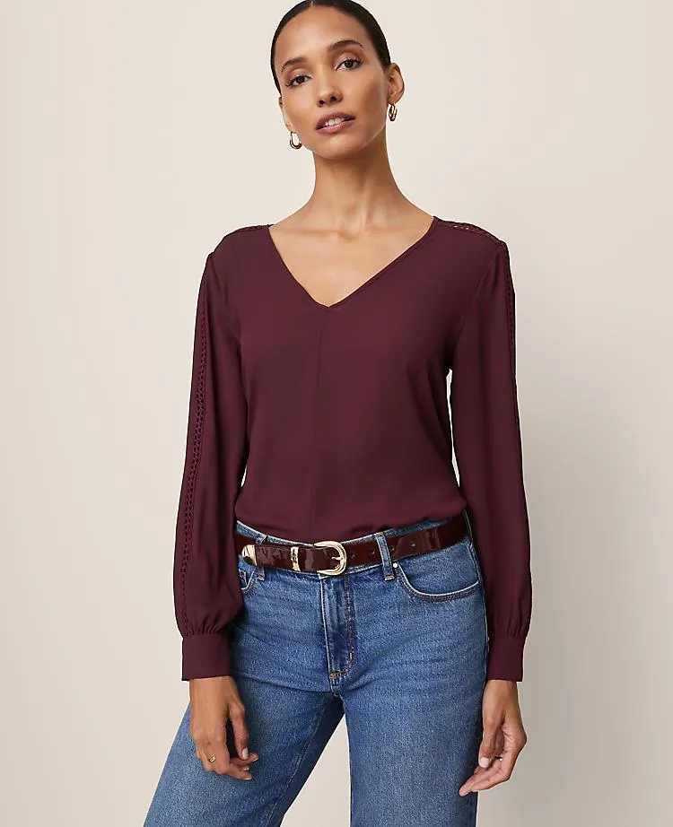 Lace Trim Top