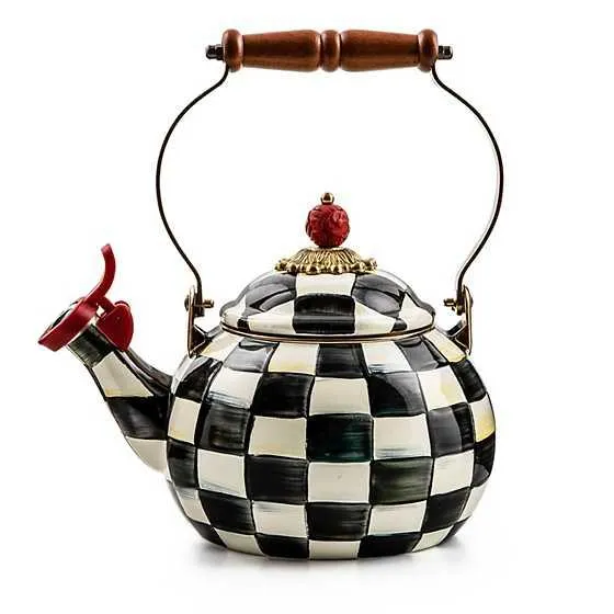 Courtly Check Whistling Tea Kettle