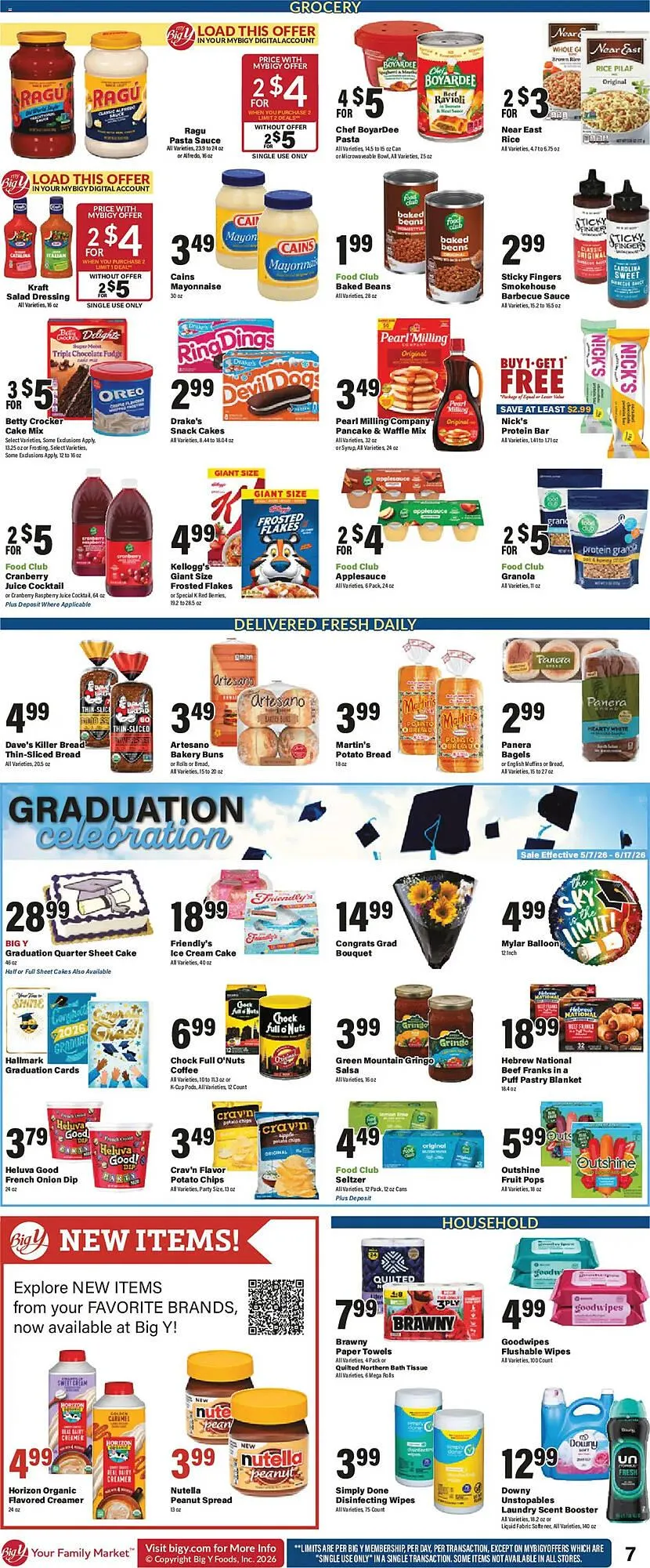 Weekly promotion Big Y flyer spanning from May 7 to May 14 2026 - Page 10 for Catalogue 365