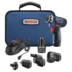 Bosch® Flexiclick® 12-Volt Max Cordless 1/4" Drill Combo Kit