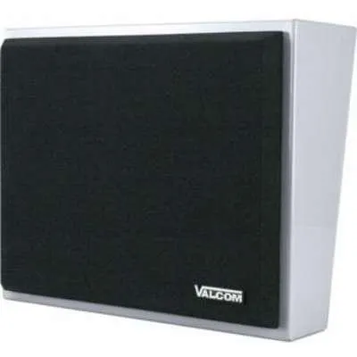 Valcom IP Talkback Wall Speaker Assembly Gray with Black Grille