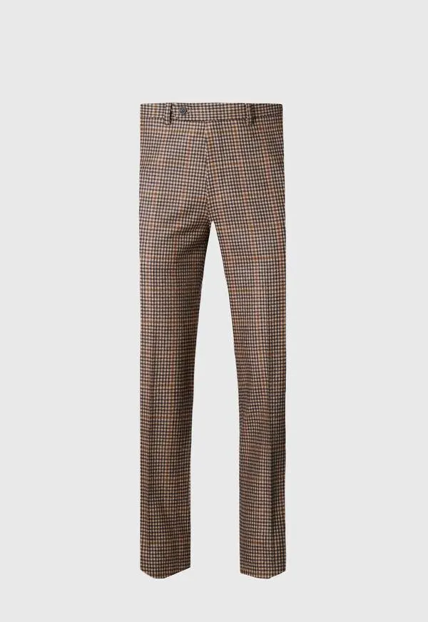 Wool Plaid Trouser