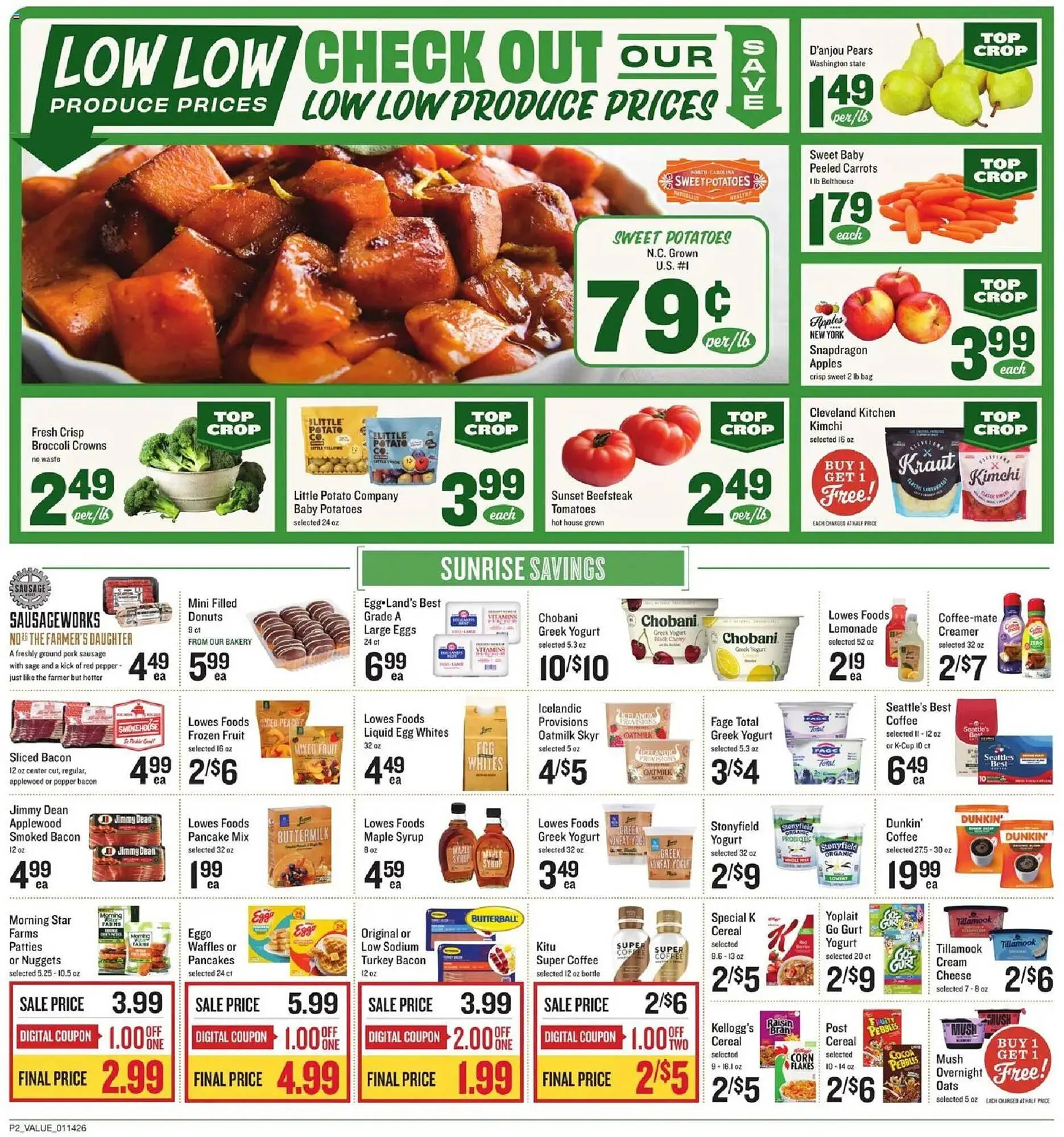 Weekly ad Lowes Foods weekly ad from January 14 to January 21 2026 - Page 2