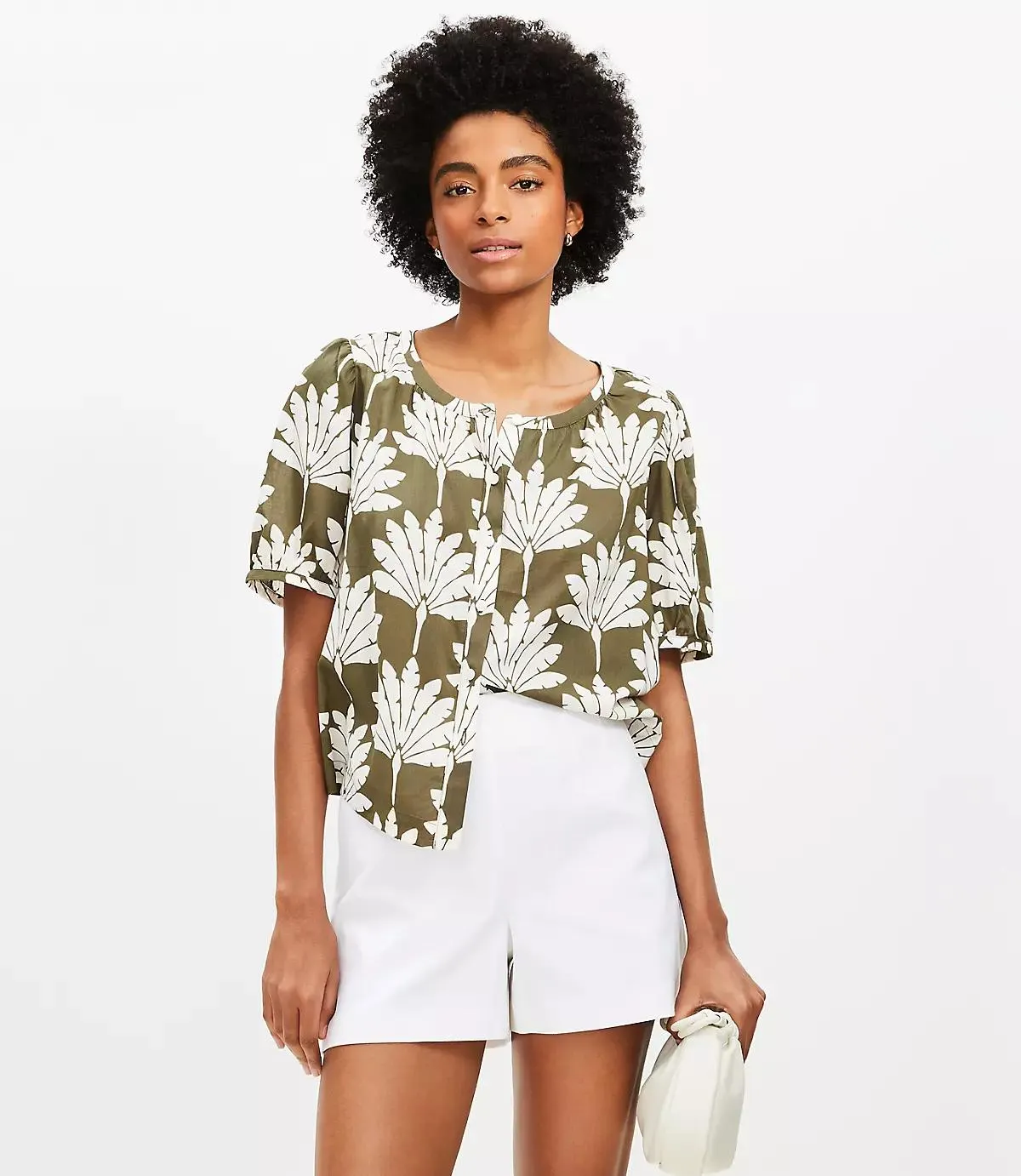 Textured Darted Side Zip Shorts