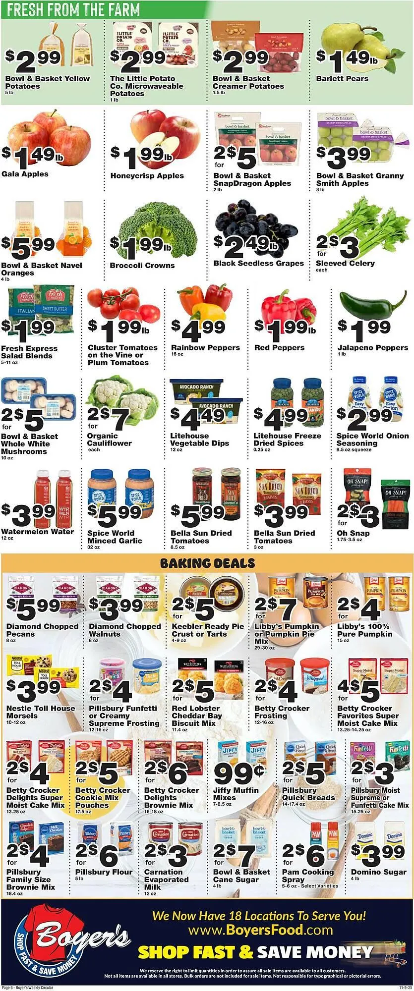 Weekly ad Boyer's Food Markets weekly ad from November 9 to November 15 2025 - Page 6