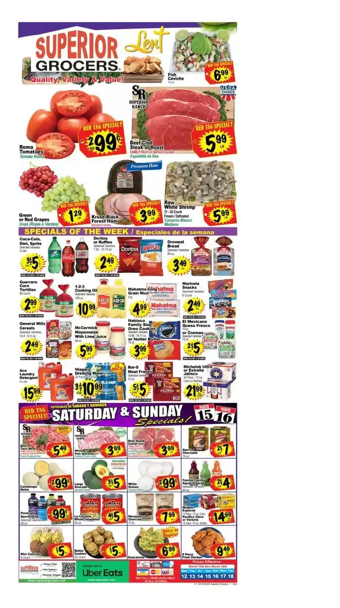 Weekly ad Weekly Specials from March 12 to March 18 2025 - Page 1