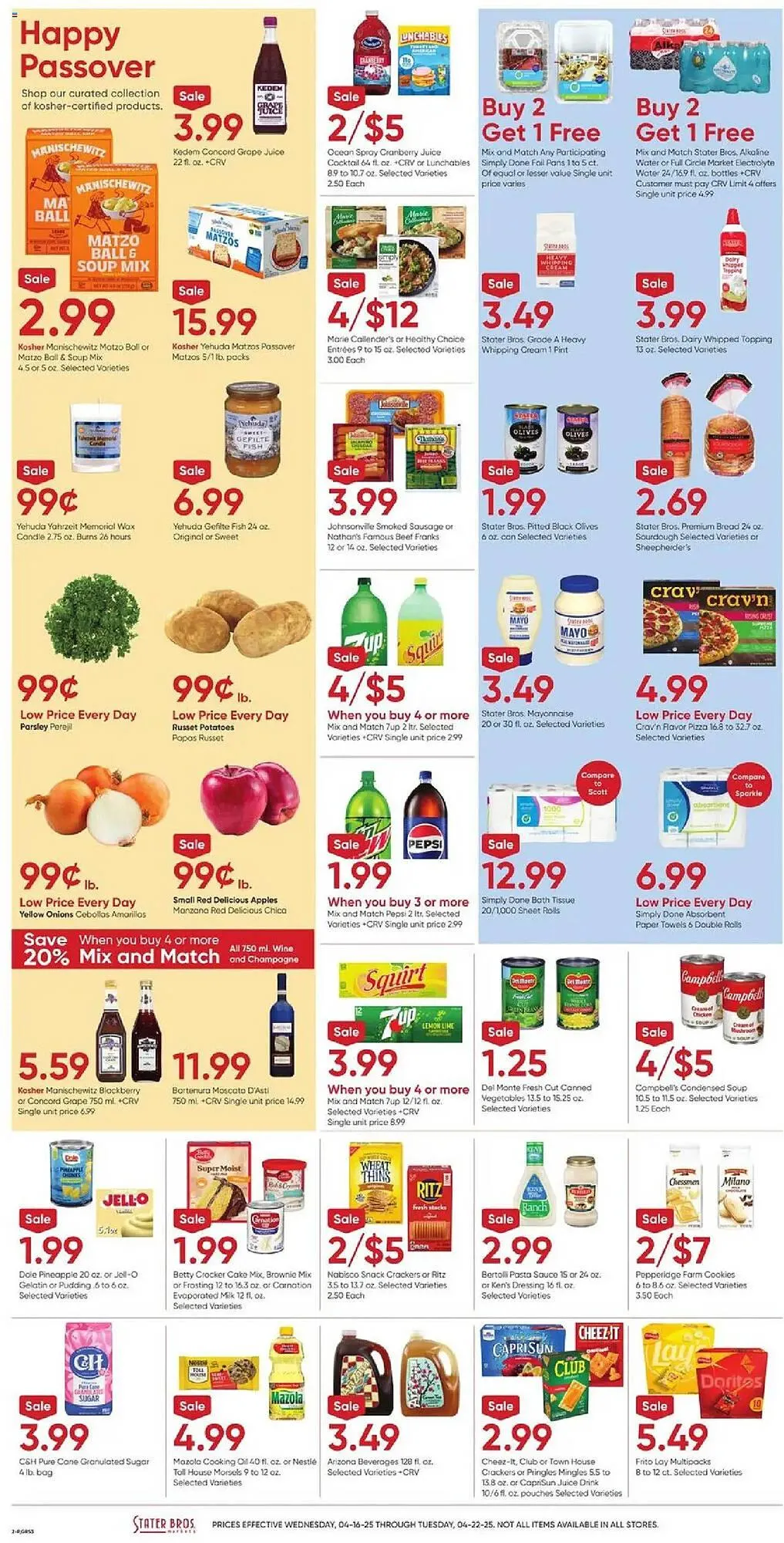 Weekly ad Stater Bros Weekly Ad from April 16 to April 22 2025 - Page 2