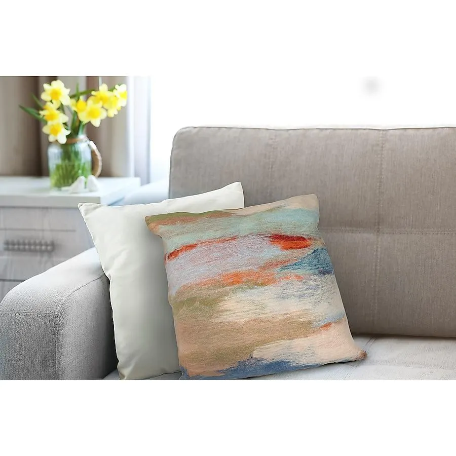 Liora Manne Visions I 20-in x 20-in Multi Square Indoor Decorative Pillow