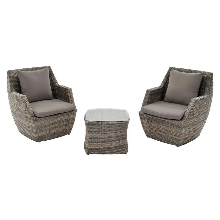 Neilina Brown 3-Piece Balcony Set