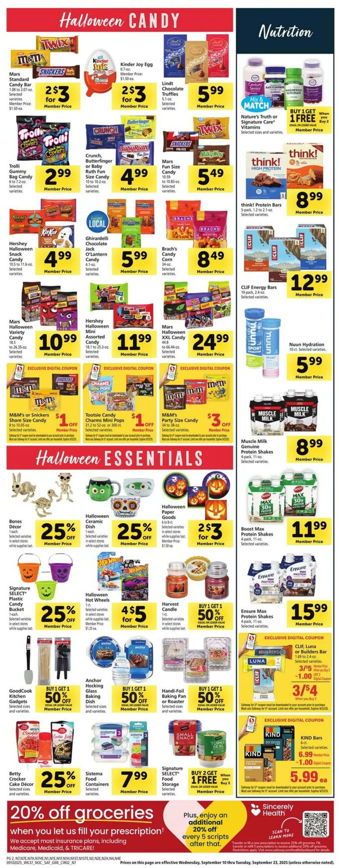 Weekly ad Safeway Current weekly ad from September 10 to September 16 2025 - Page 10
