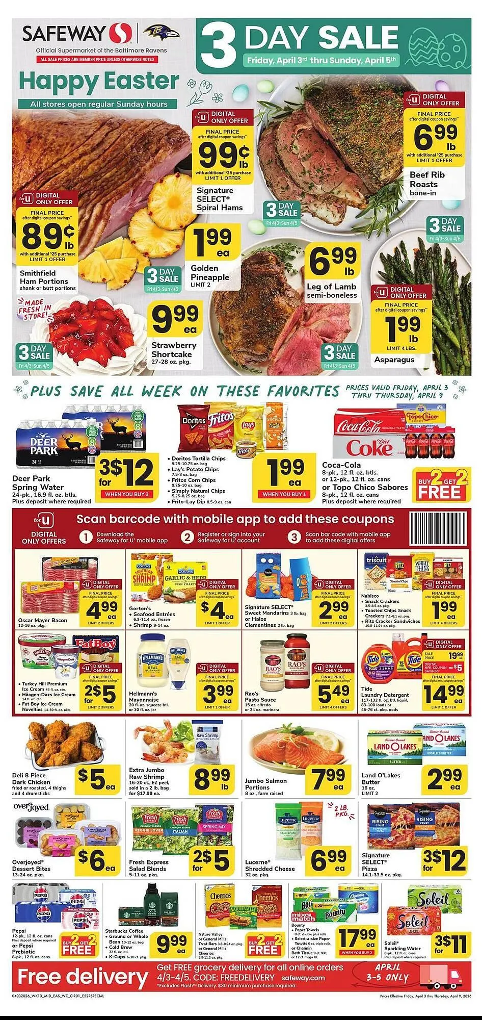 Weekly ad Safeway weekly ad from April 3 to April 9 2026 - Page 1
