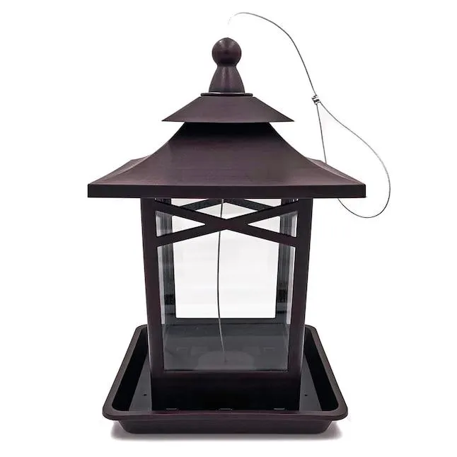 Backyard Glory Plastic Hanging Hopper Bird feeder - 5-lb