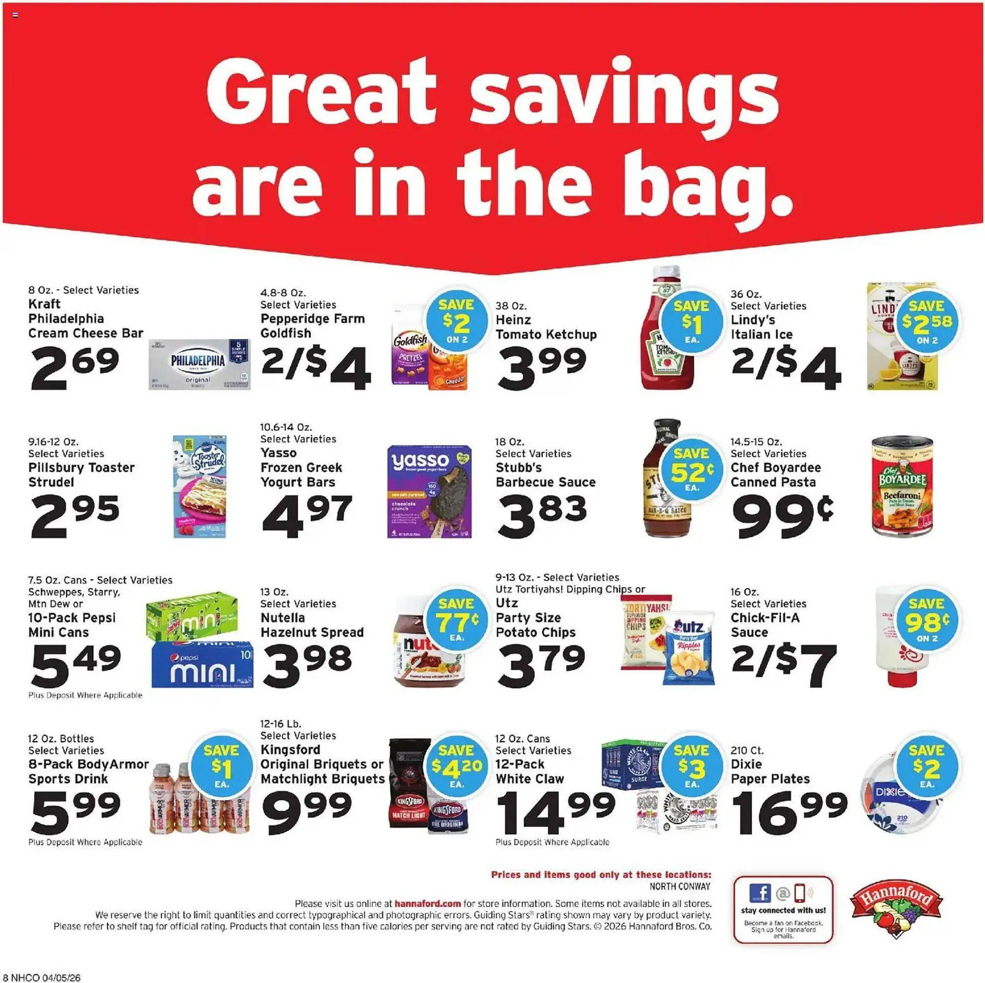 Weekly ad Hannaford flyer from April 5 to April 11 2026 - Page 8