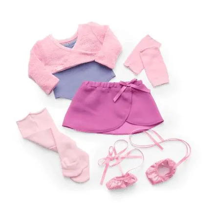 Plié Away Ballet Practice Outfit for 18-inch Dolls