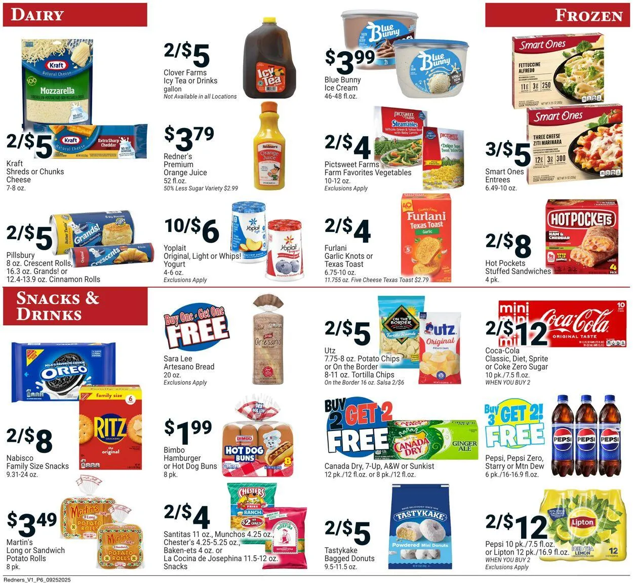 Weekly ad Redner’s Warehouse Market Current weekly ad from September 25 to October 1 2025 - Page 6