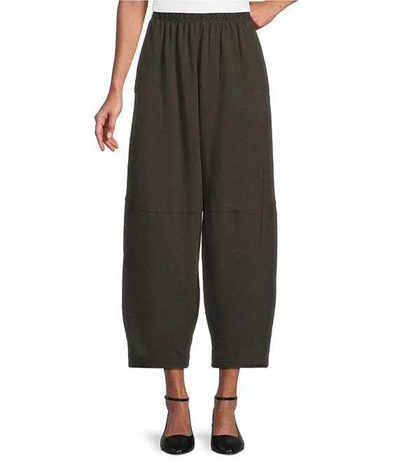 Olivier Bamboo French Terry Elastic Waist Lantern Pants
