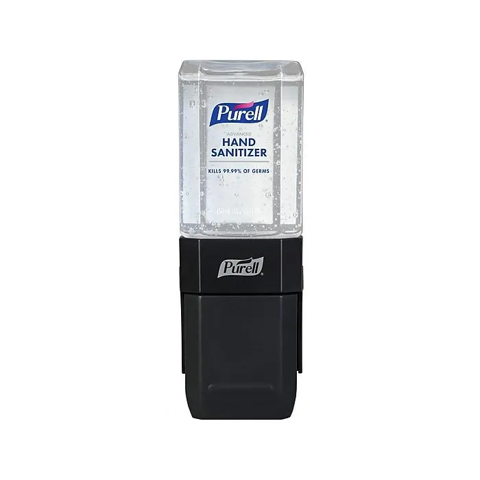Push-Style Hand Sanitizer Dispenser, 450 mL Gel Refill Included, Graphite (4424-D6)