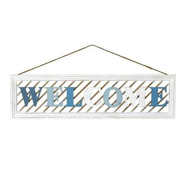 Welcome Wall Sign, 45x12