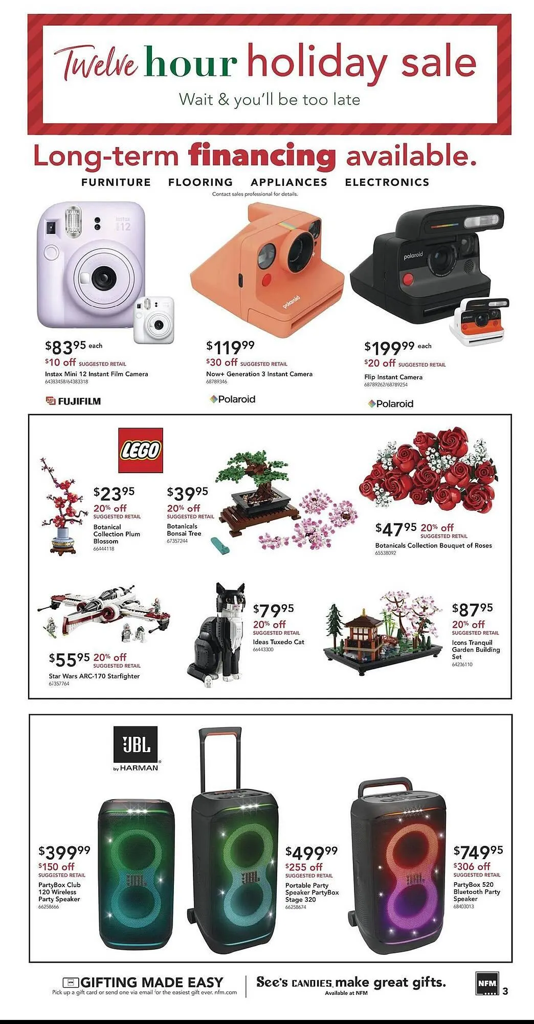 Weekly promotion Nebraska Furniture Mart weekly ad spanning from December 11 to December 16 2025 - Page 3 for Catalogue 365