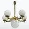 Functionalist Brass Chandelier, 1930s