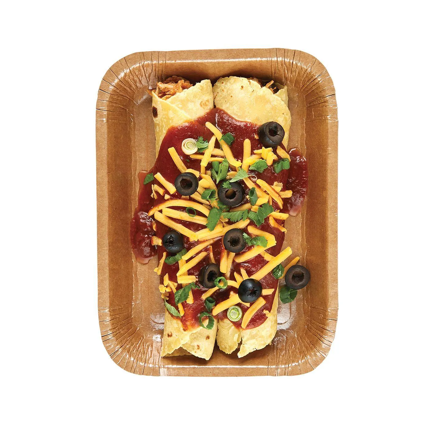 Raley's Ready-To-Go Red Chicken Enchilada Entree